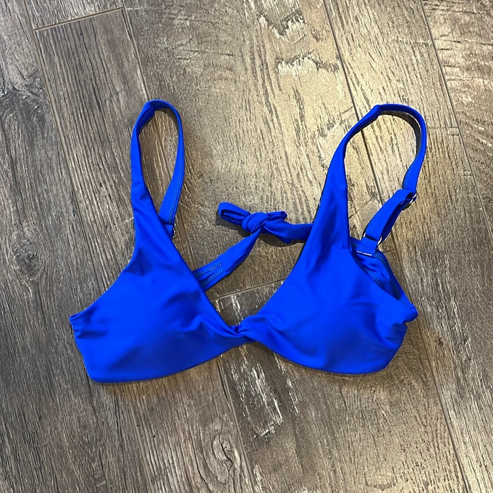 Blue Bikini Top